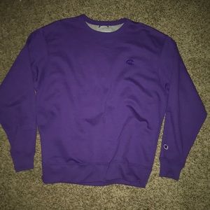 Champion purple crew neck